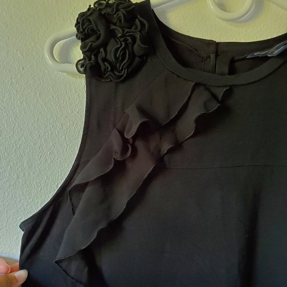 Banana Republic Petite (Petite Large black blouse) - Picture 3 of 8